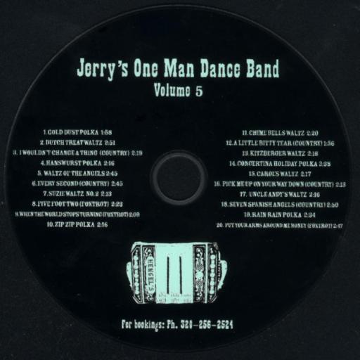 Jerry Bierschbach Vol. 5 " Jerry's One Man Dance Band " - Click Image to Close